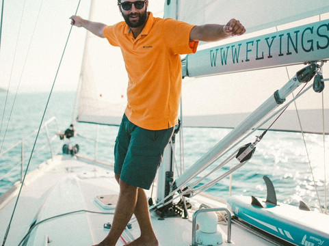 Sailing Thessaloniki by Flying Sailship