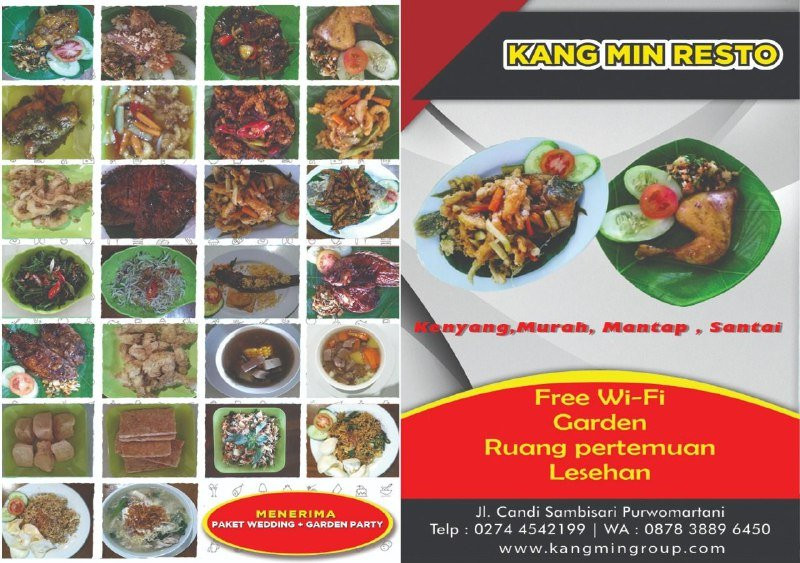 Kalasan餐馆和美食-Ayam Trancam Kang Min Restaurant Prambanan