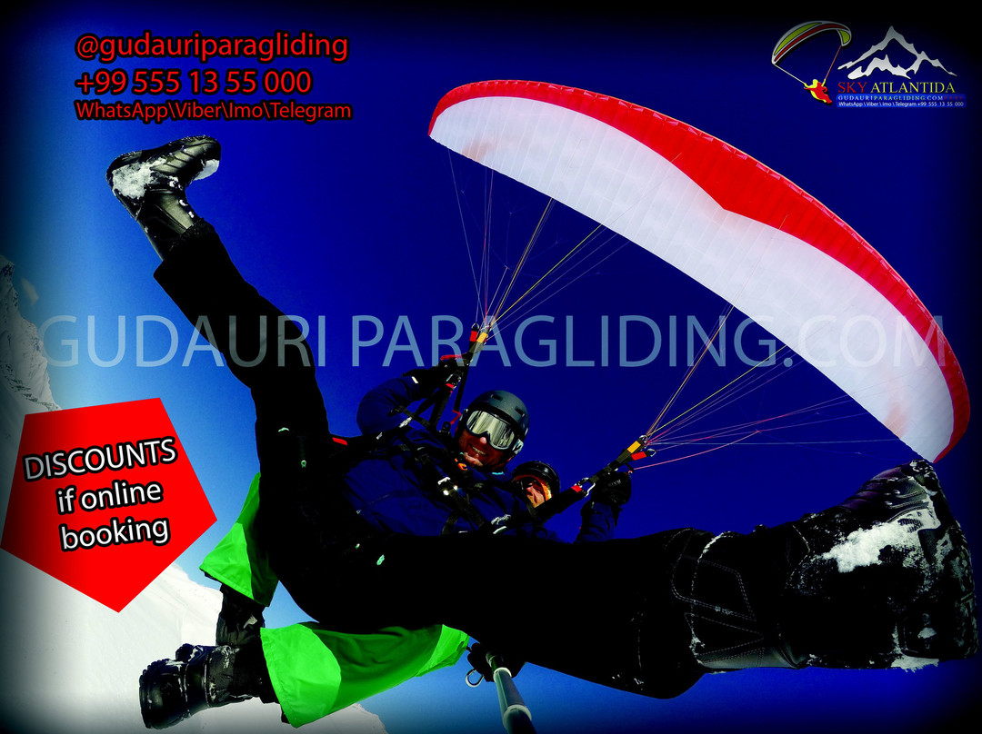Paragliding in Georgia, Gudauri with SkyAtlantida-古道里必去景点