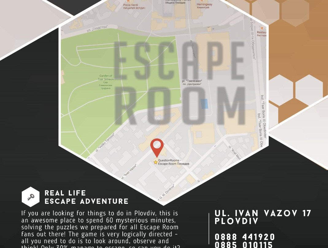 QuestionRooms - Escape Room Plovdiv-普罗夫迪夫必去景点