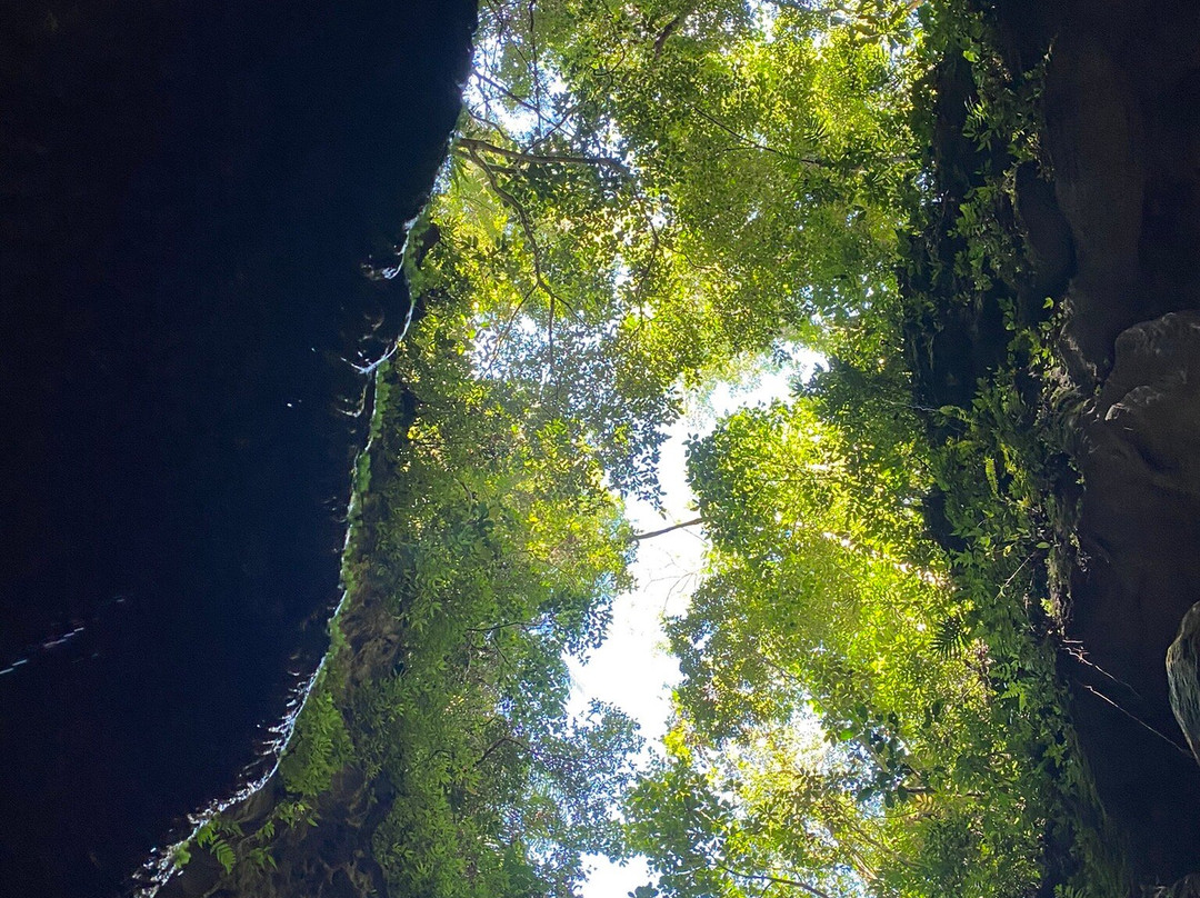 Blue Water Falls and Cave