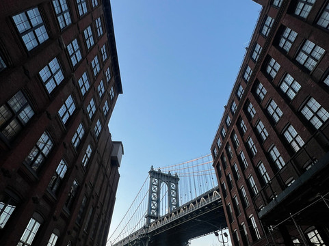 Dumbo Manhattan Bridge View-布鲁克林必去景点