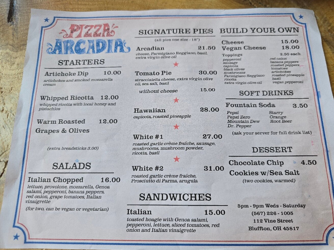 Pizza Arcadia