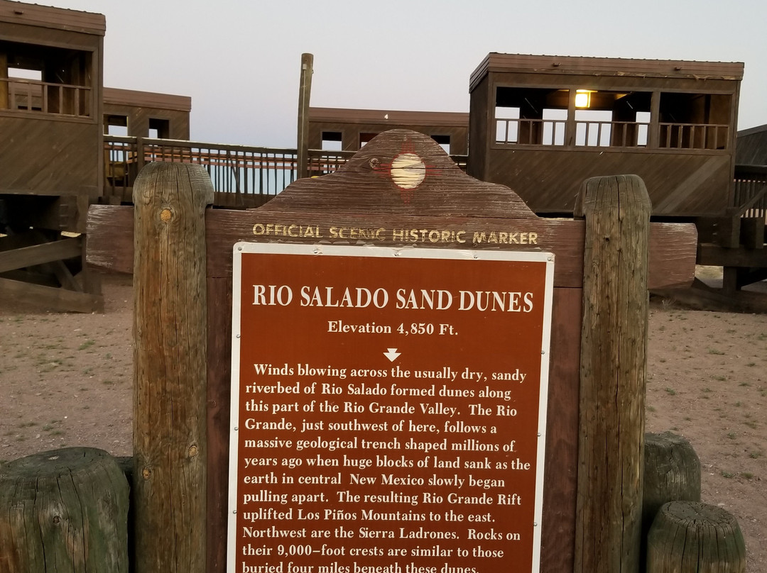 Rio Salado Sand Dunes Rest Area Southbound