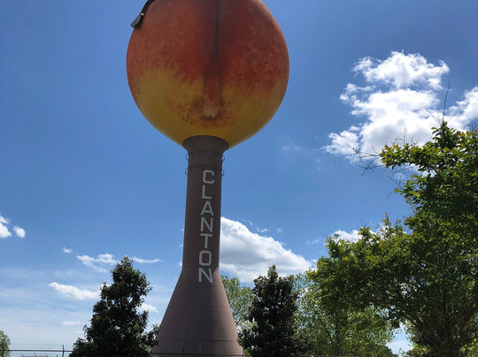 Clanton Peach Water Tower-Clanton必去景点