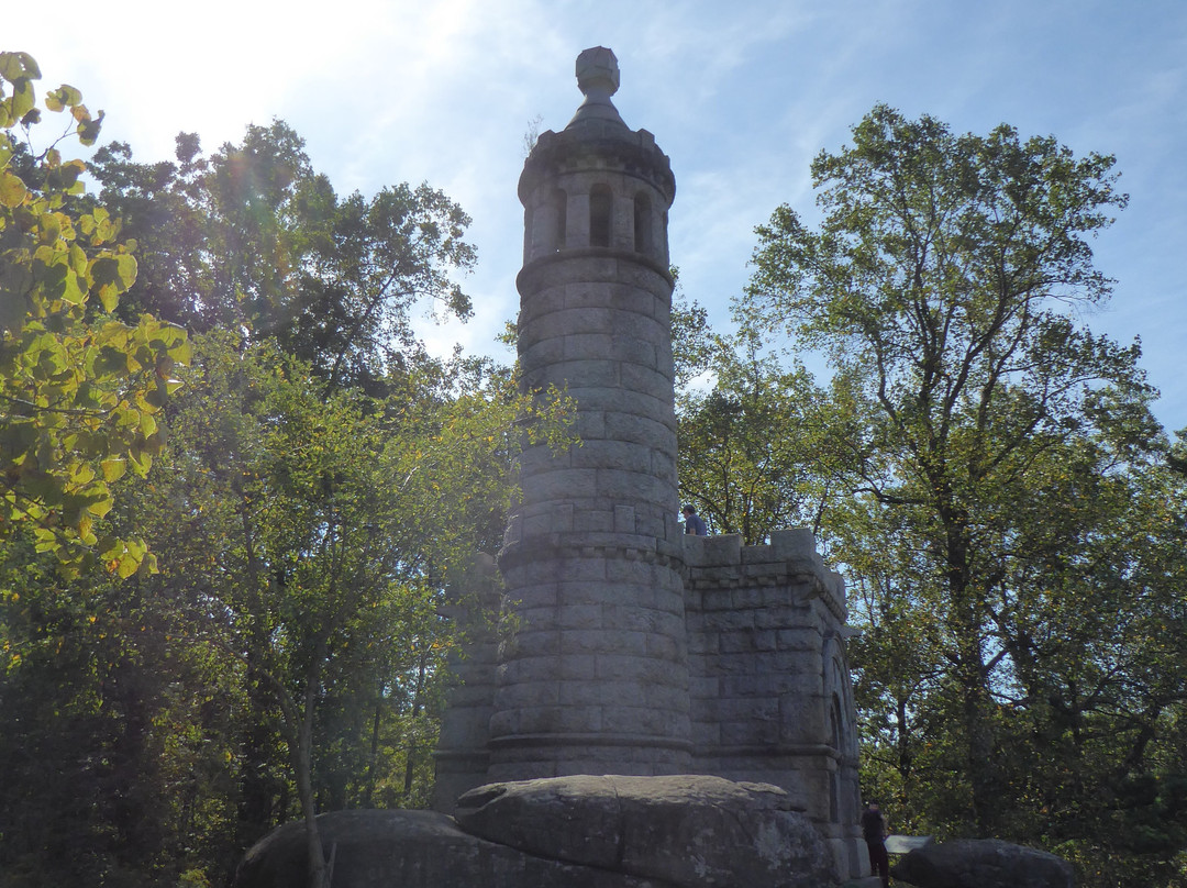 12th & 44th New York Infantry Monument-葛底斯堡必去景点