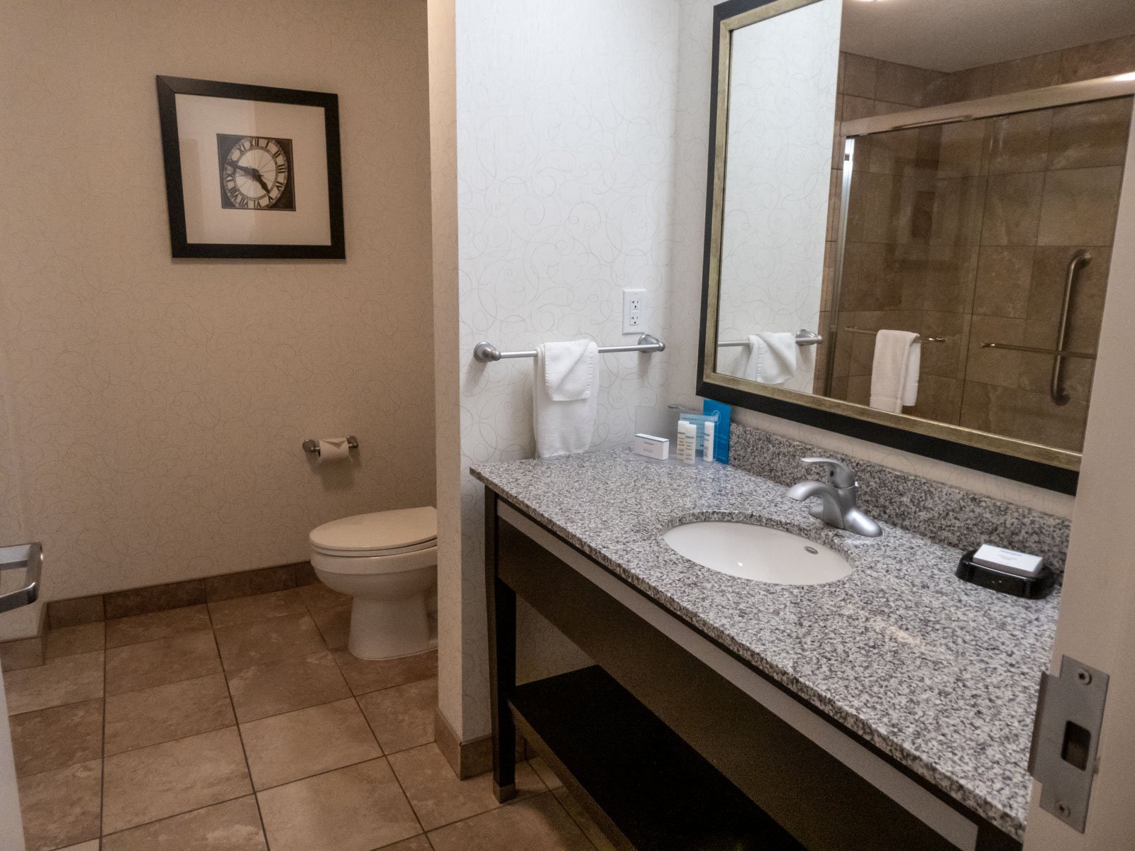 Hampton Inn by Hilton Fort Saskatchewan-浴室