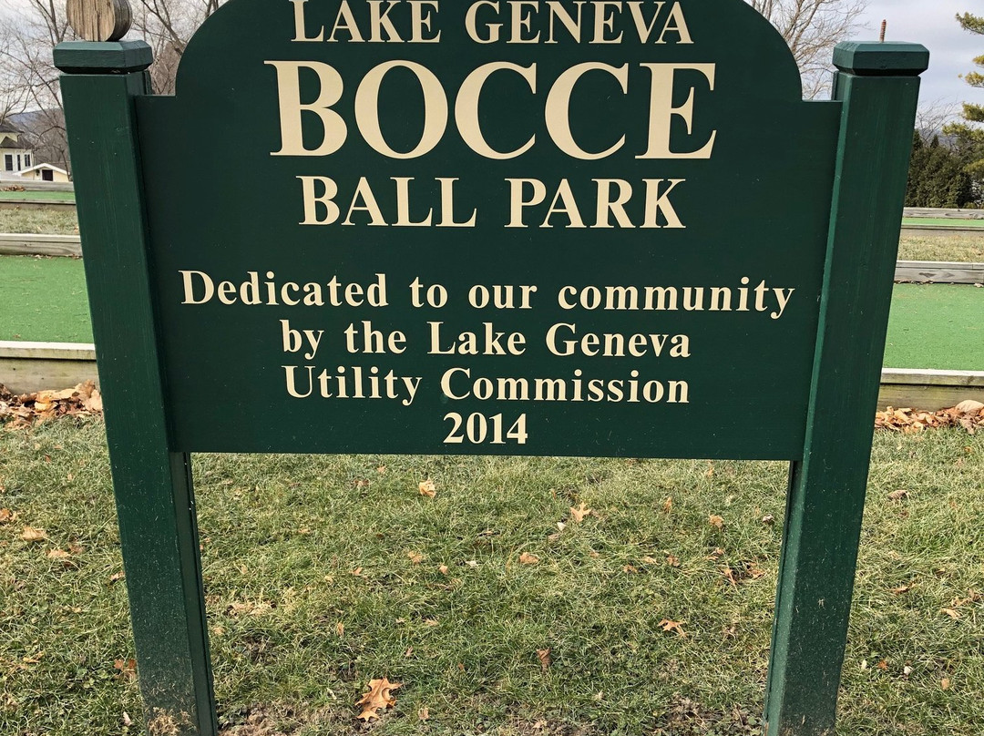 Lake Geneva Bocce Ball Park景点图片