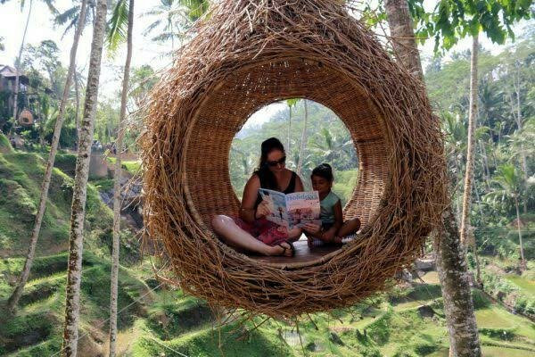 Terrace River Pool Swing-乌布必去景点