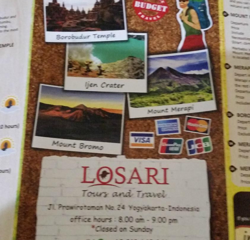 Losari Tours and Travel - Day Tours-日惹必去景点