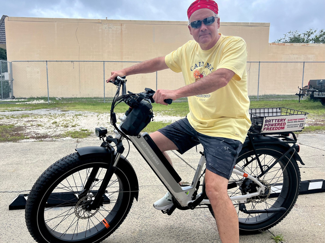 Electric Coast Island Bikes-圣西蒙斯岛必去景点