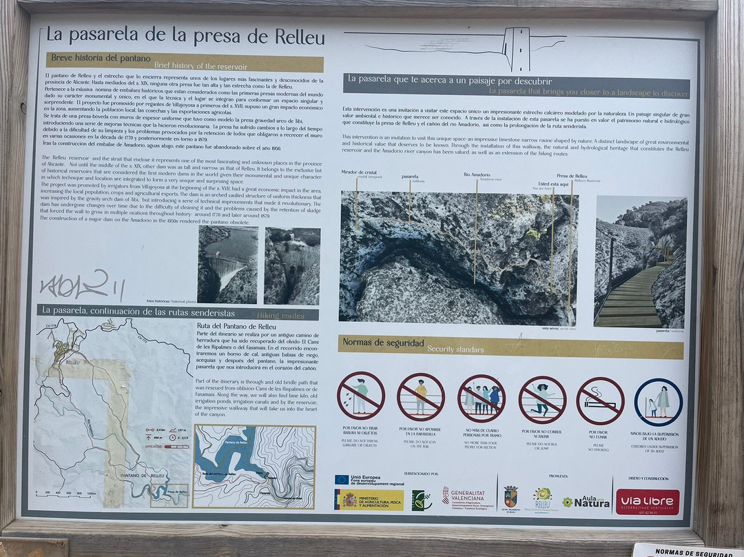 Pasarela De La Presa De Relleu景点图片