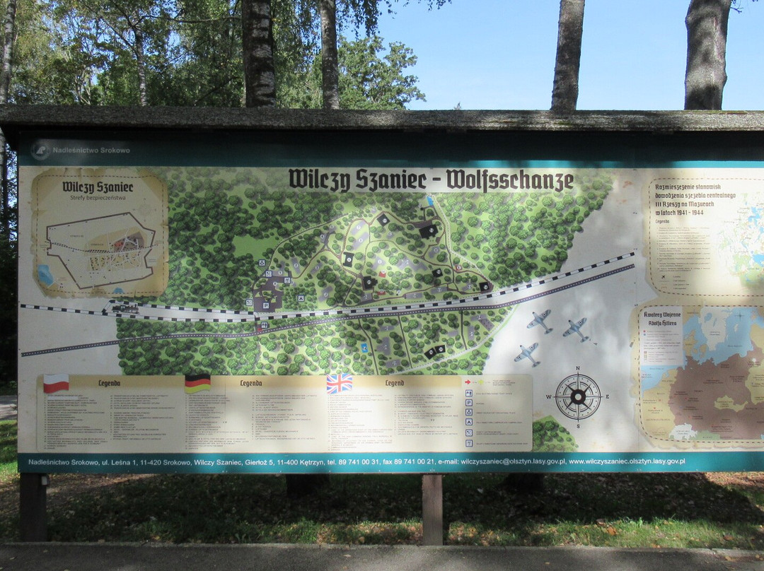 Wilczy Szaniec-Gierloz必去景点