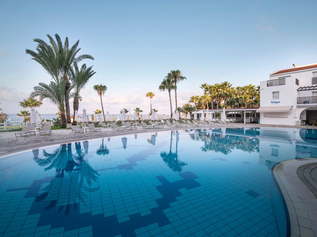 Chloraka酒店住宿-Akti Beach Hotel & Village Resort