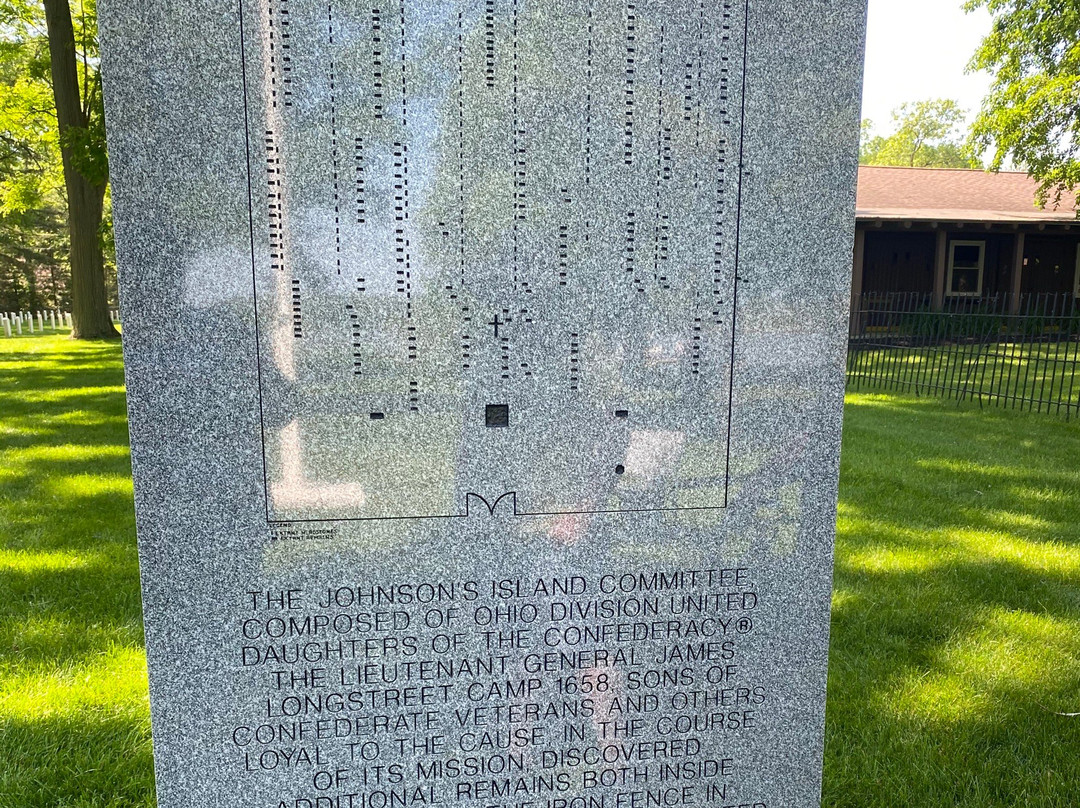 Johnson's Island Confederate Cemetery-Marblehead必去景点