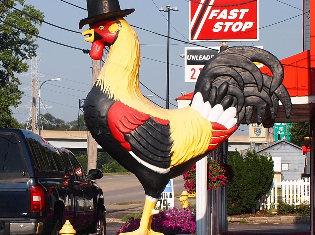 Rooster in a Top Hat