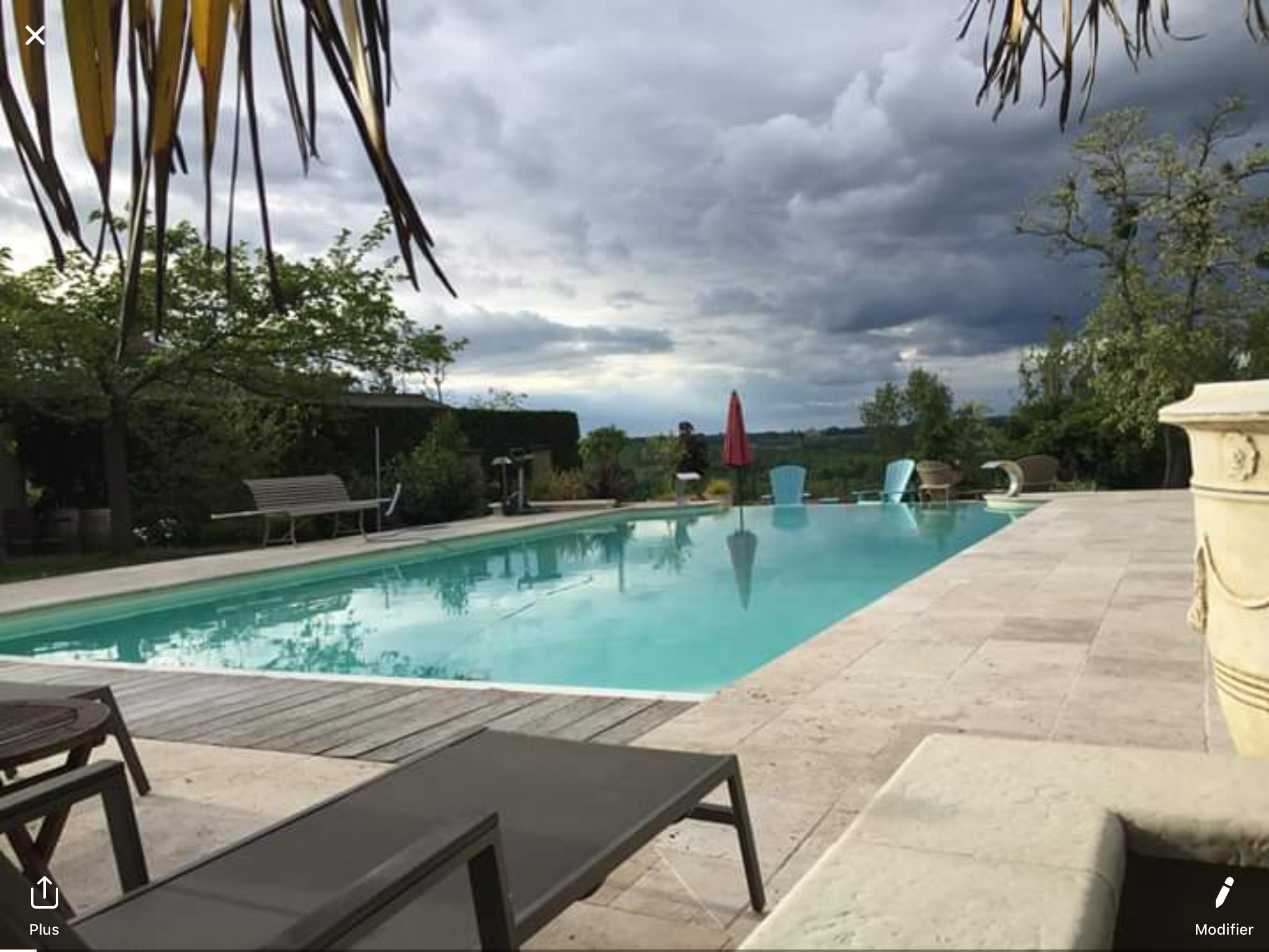 L'Ostal en Perigord-泳池