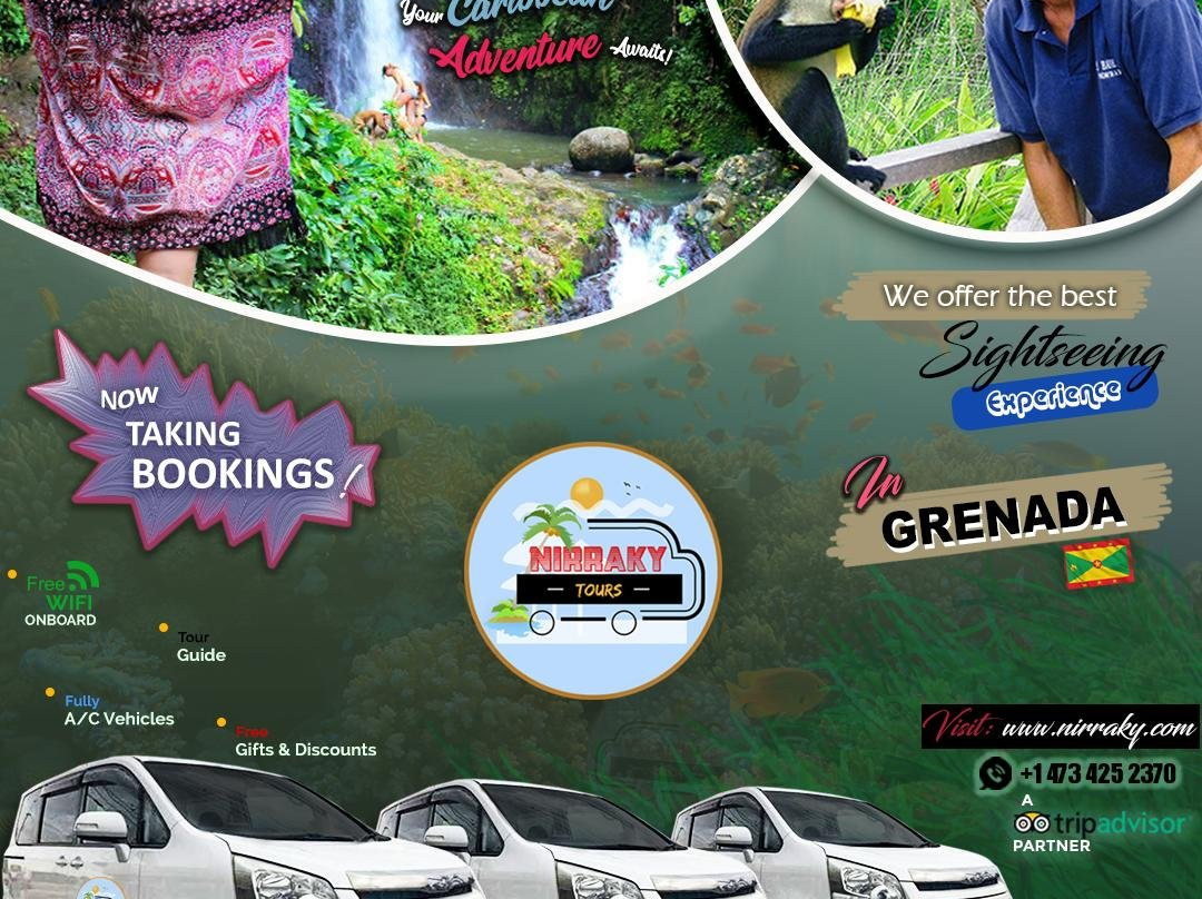 Nirraky Tours Grenada-St. George's必去景点
