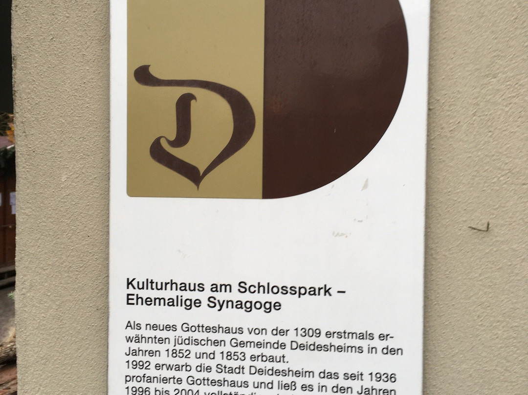 Kulturhaus am Schlosspark - ehem. Synagoge景点图片