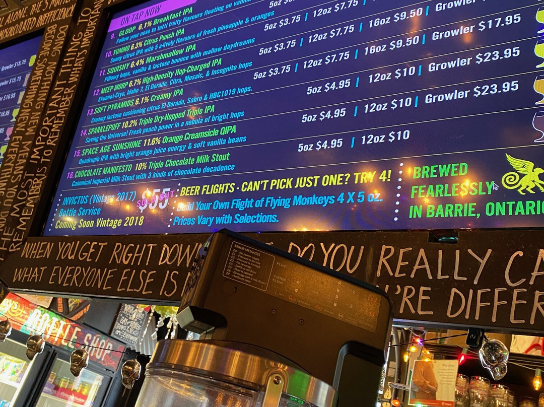 Flying Monkeys Craft Brewery景点图片