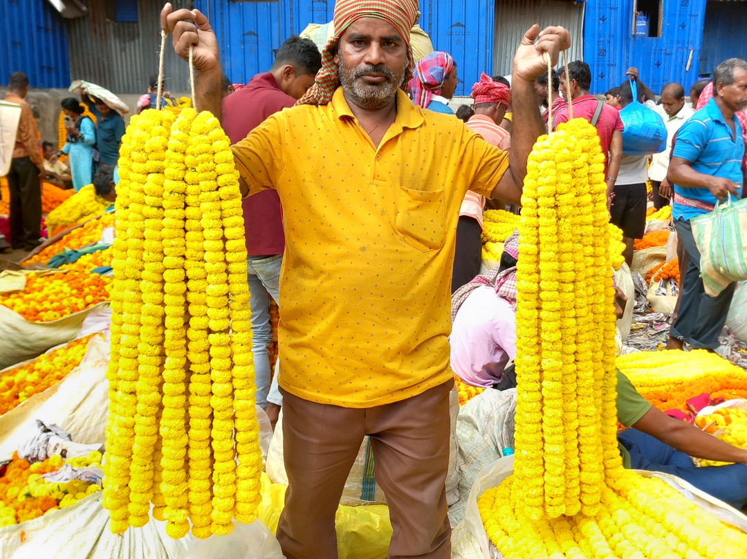 Malik Ghat Flower Market-加尔各答（亦写作“Calcutta”）必去景点
