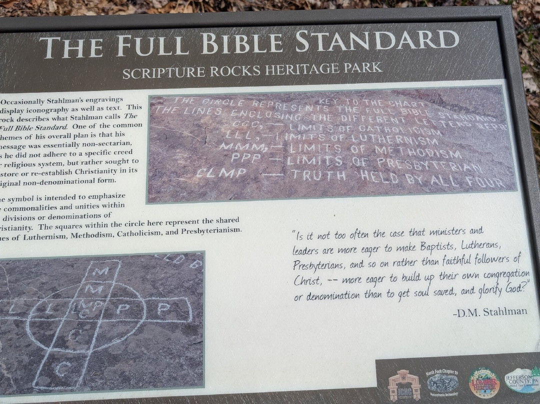 Scripture Rocks Heritage Park-Brookville必去景点