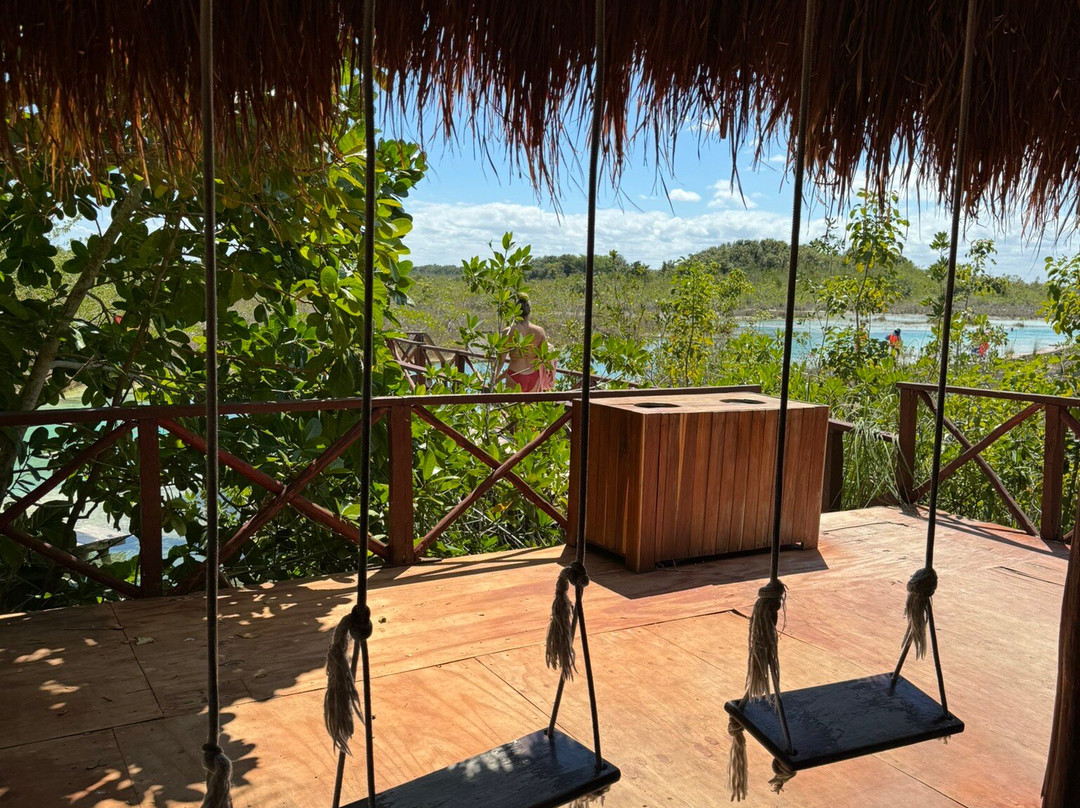 Stromatolites in Bacalar Rapids-Bacalar必去景点
