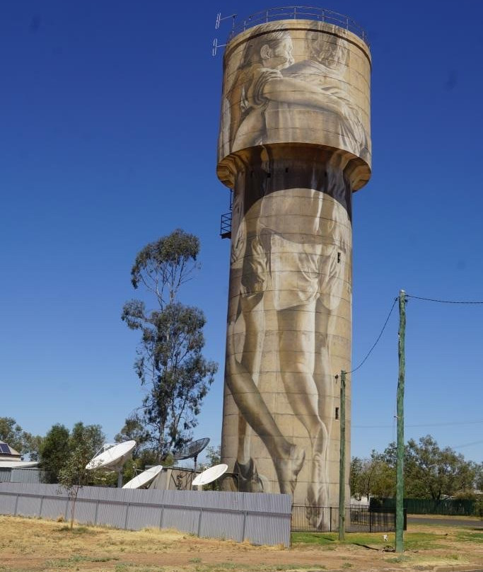 Cunnamulla Water Tower Art景点图片