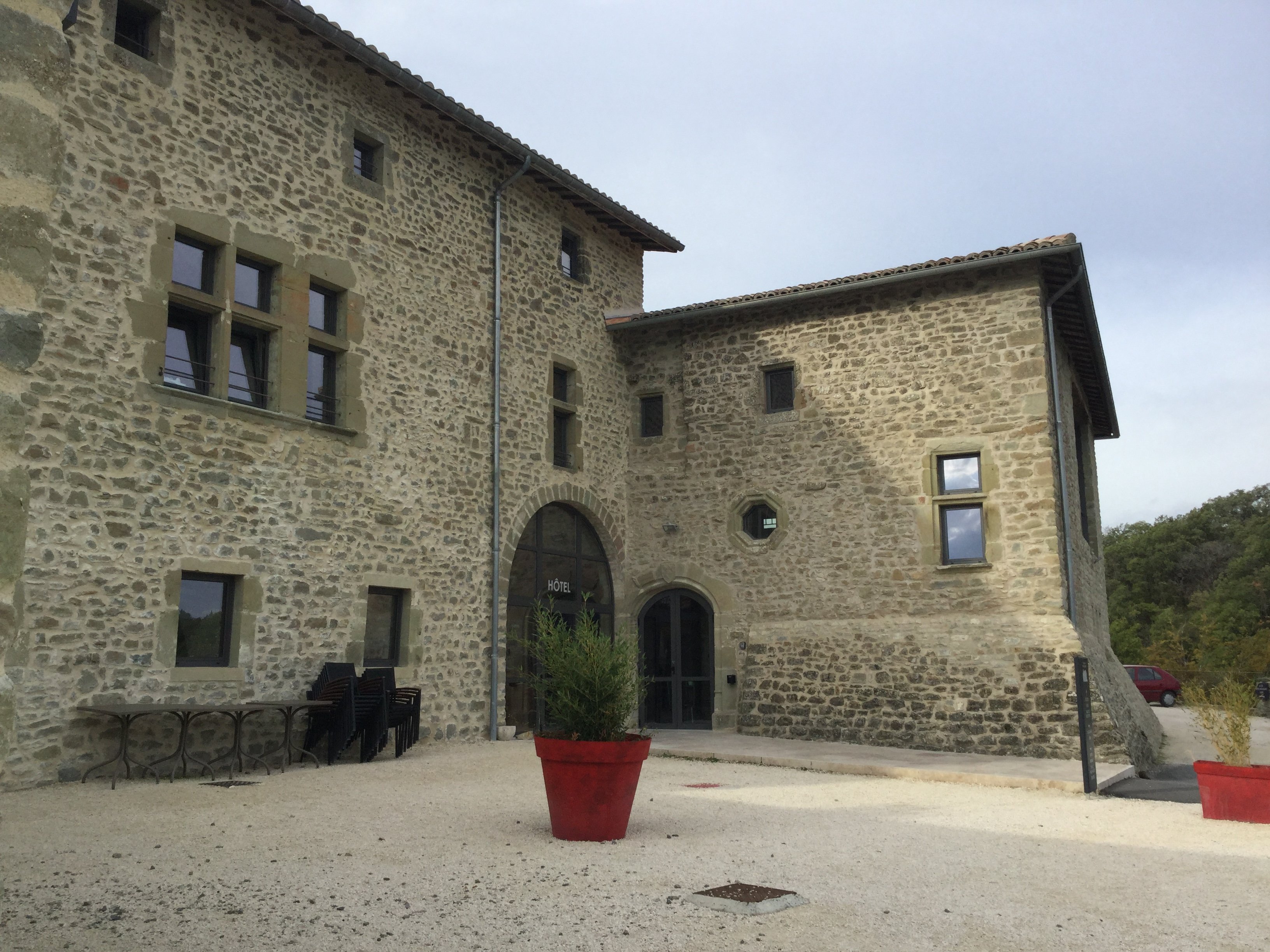 Hôtel Château du Poët-célard-浴室