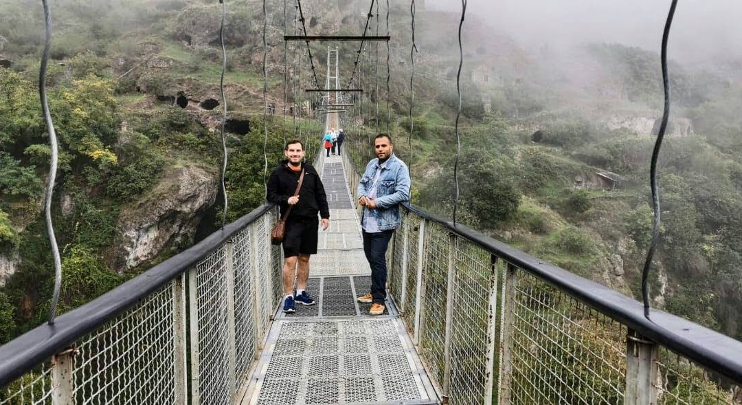Khndzoresk Swinging Bridge-Syunik Province必去景点