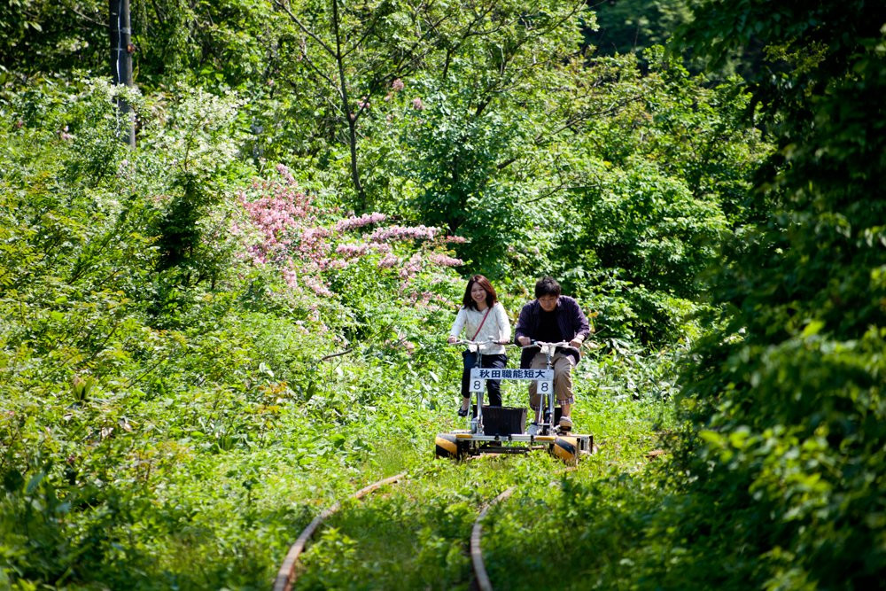 Odate Kosaka Rail Bike-大馆市必去景点
