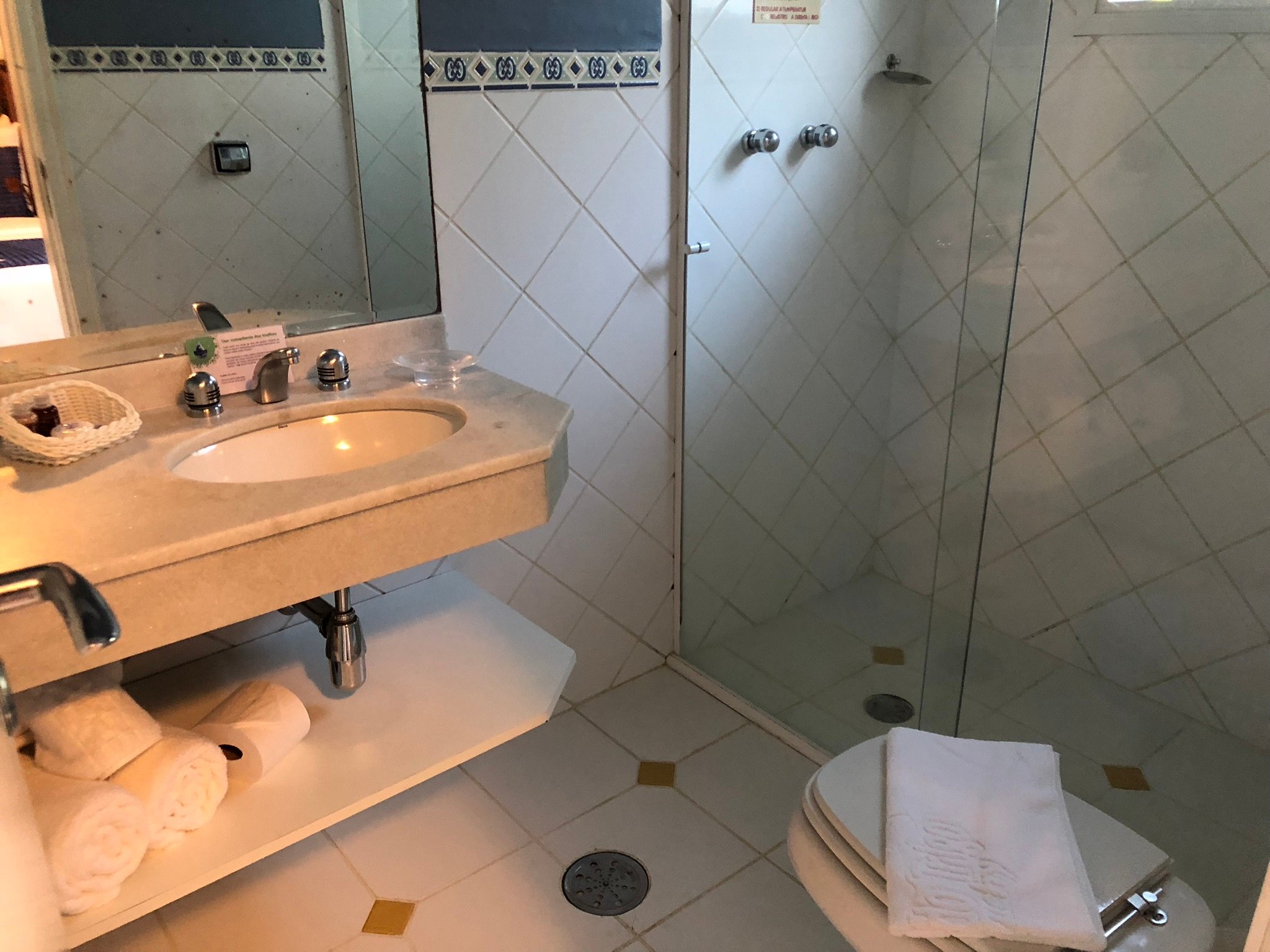 Pousada Montao do Trigo-浴室