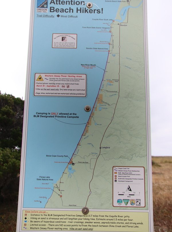 Floras Lake Beach-Langlois必去景点