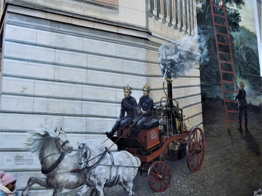 Fresque Les Pompiers-巴黎必去景点