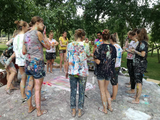 Krikelakrakel Actionpaiting-明斯特必去景点