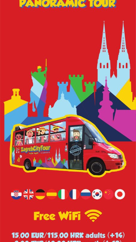 Hop-On Hop-Off Zagreb City Tour-萨格勒布必去景点