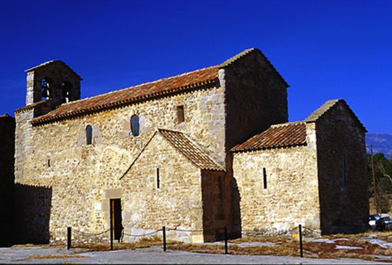 Iglésia románica de Sant Vicenç d'Obiols景点图片