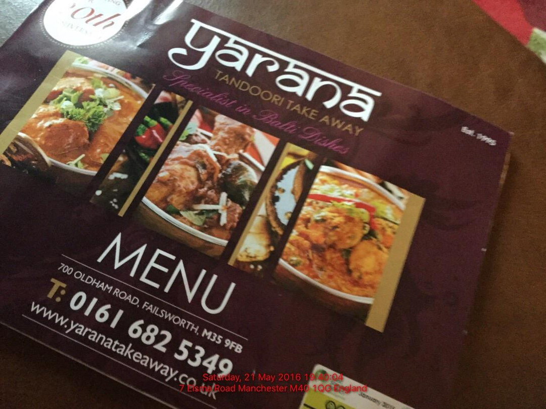 Yarana Tandoori Take Away