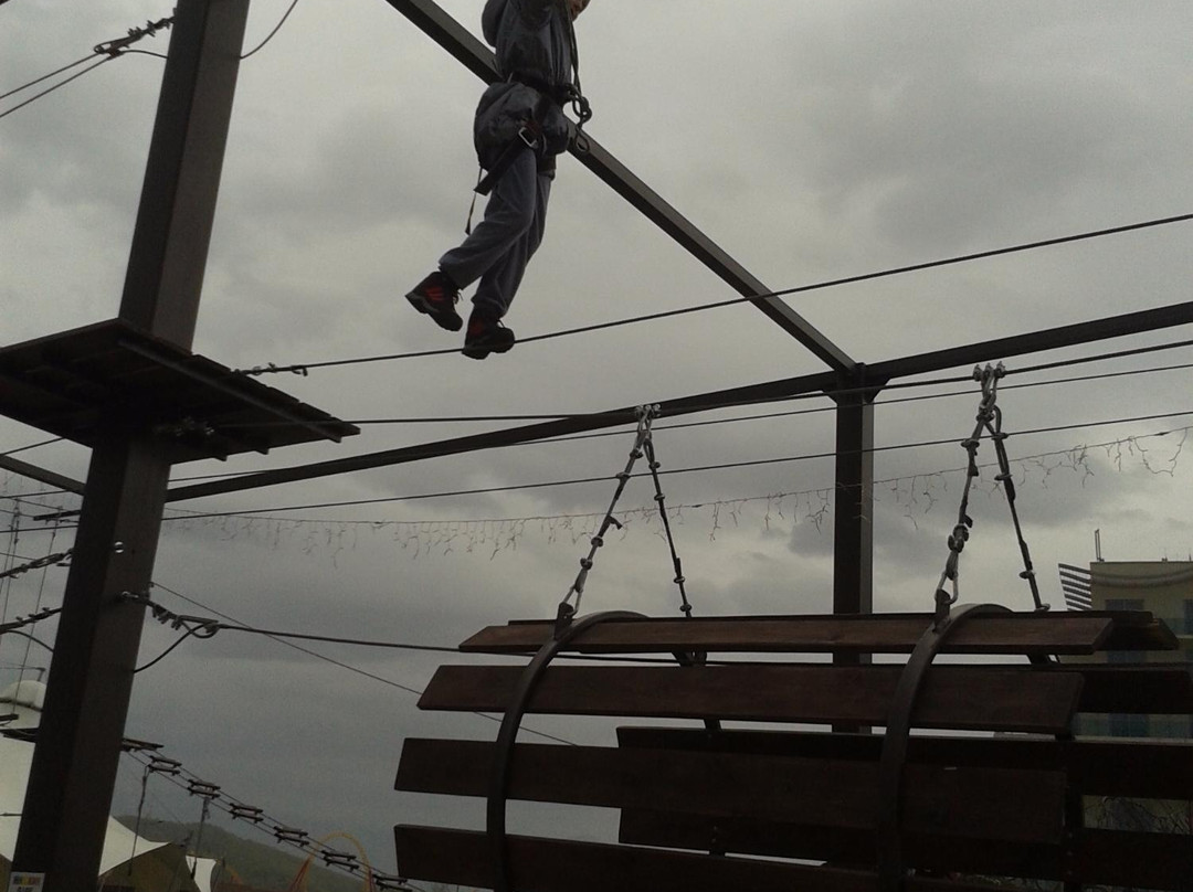 Rope park & Rock-climbing wall Mishkin park-索契必去景点