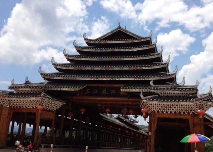 三江鼓楼景点图片
