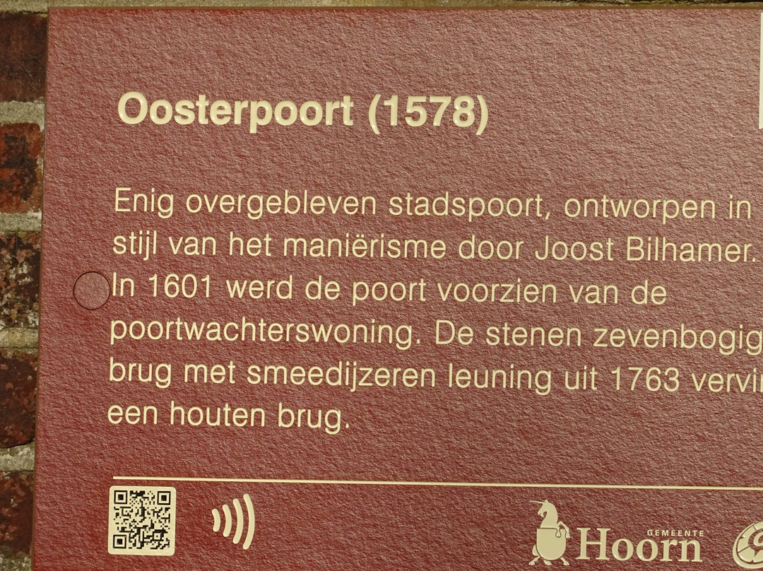 Rijksmonument Oosterpoort Hoorn uit 1578景点图片
