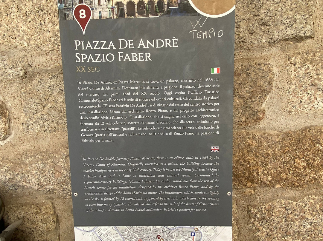 Piazza Faber-Tempio Pausania必去景点