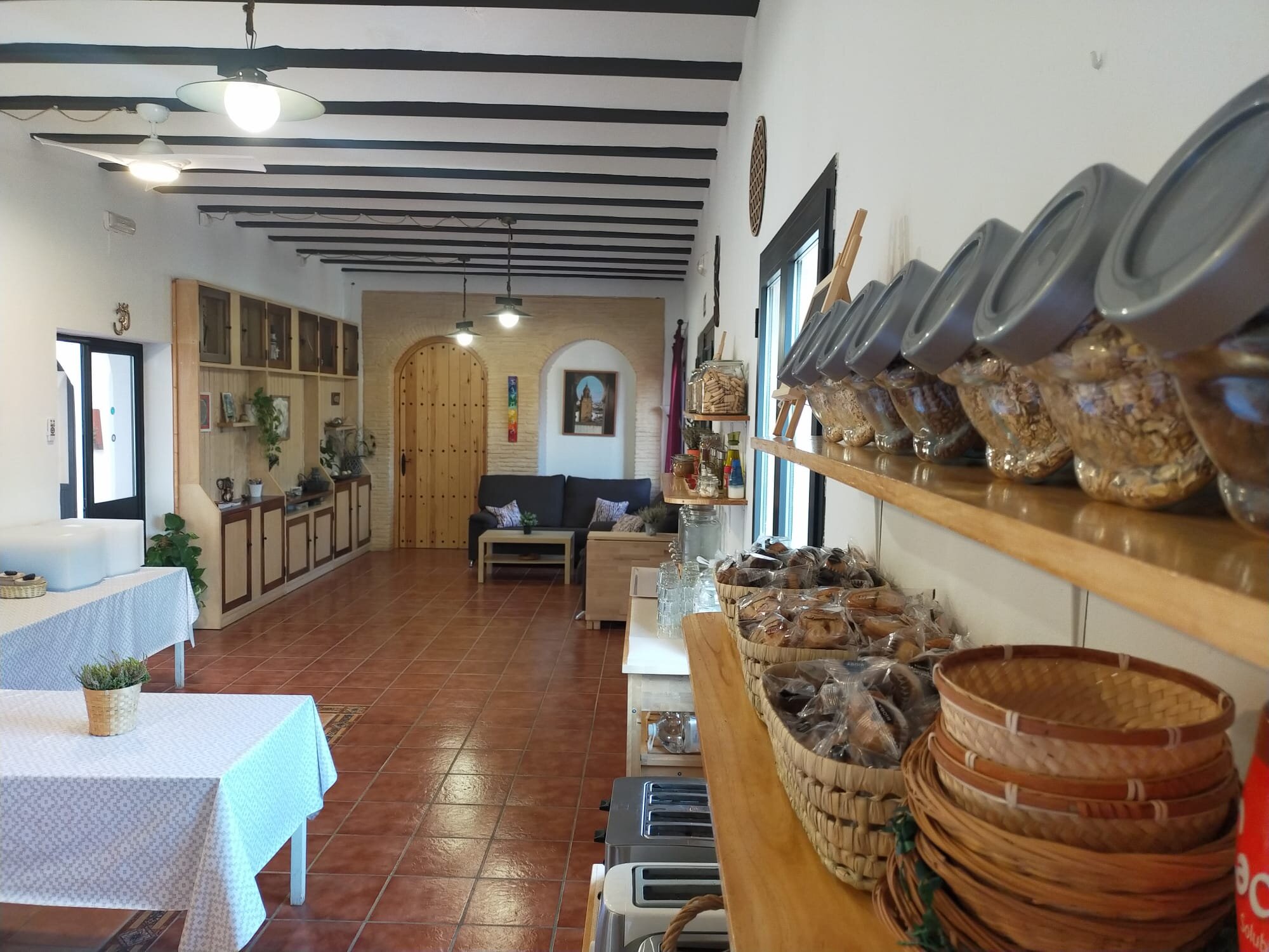 Casa Rural Puerto Cabero-餐饮