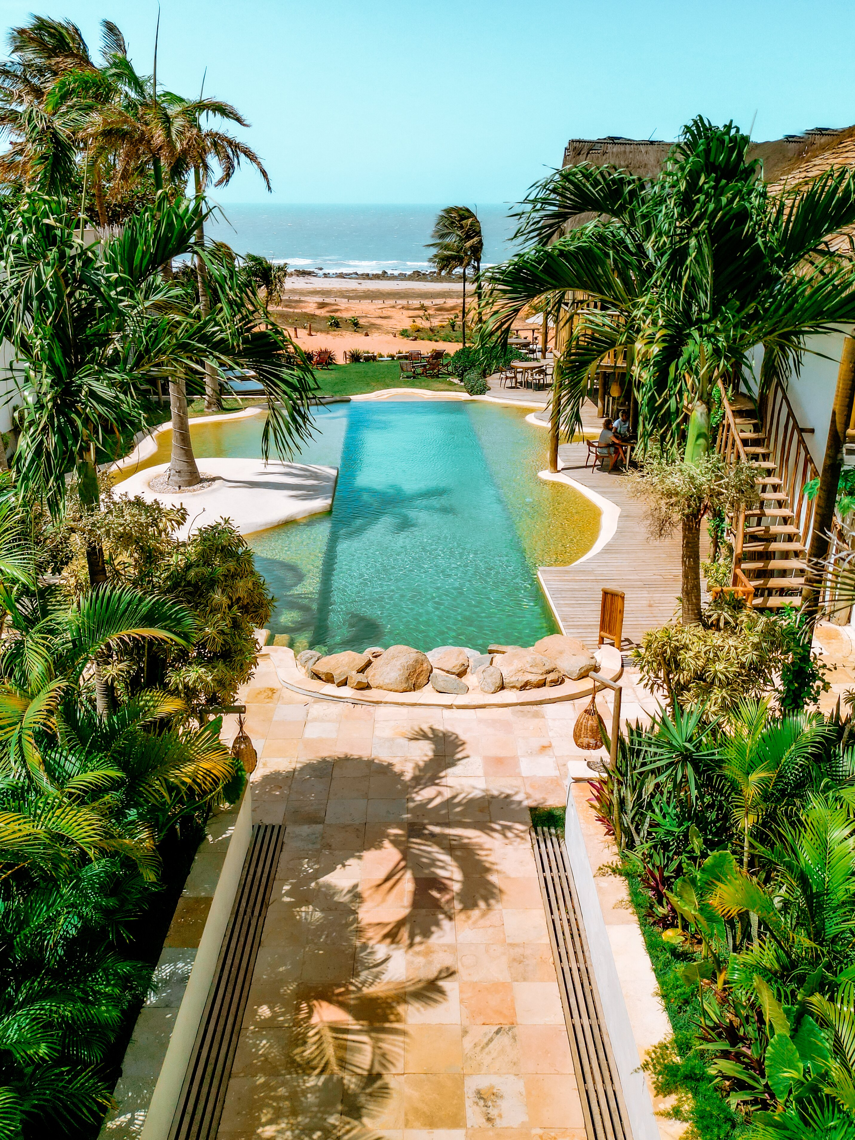 Hotel Hurricane Jeri (Praia)-泳池