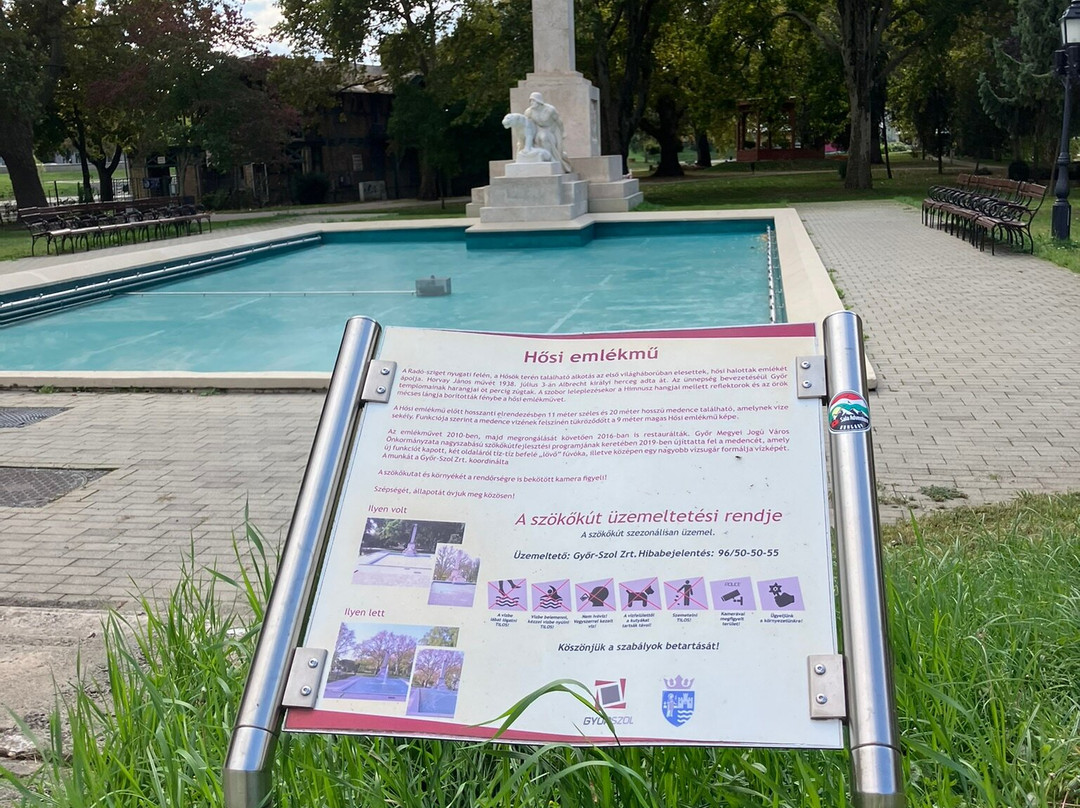 Győr War Memorial Fountain