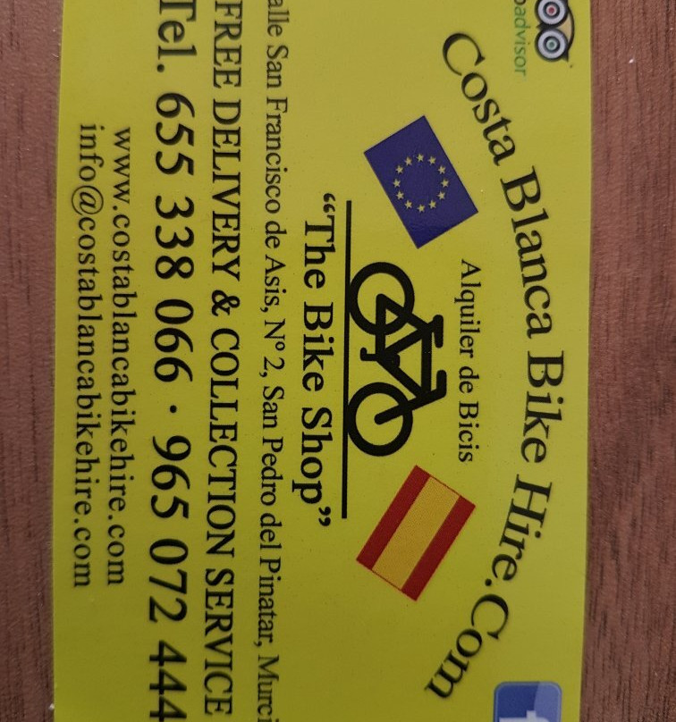 Costa Blanca Bike Hire-San Pedro del Pinatar必去景点