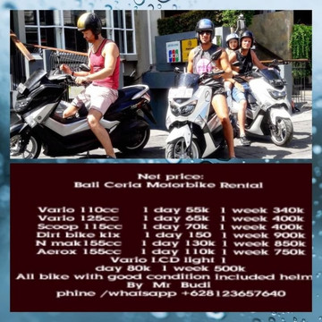 Bali Ceria Motor Bike Rental-库塔必去景点