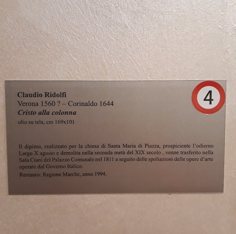 Civica Raccolta d'arte Claudio Ridolfi-Corinaldo必去景点