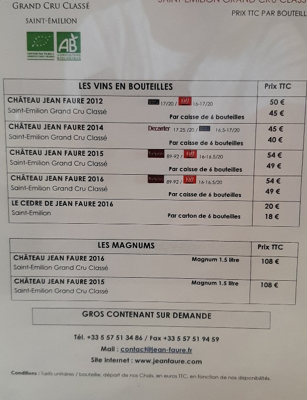 Château Jean Faure Grand Cru Classé景点图片