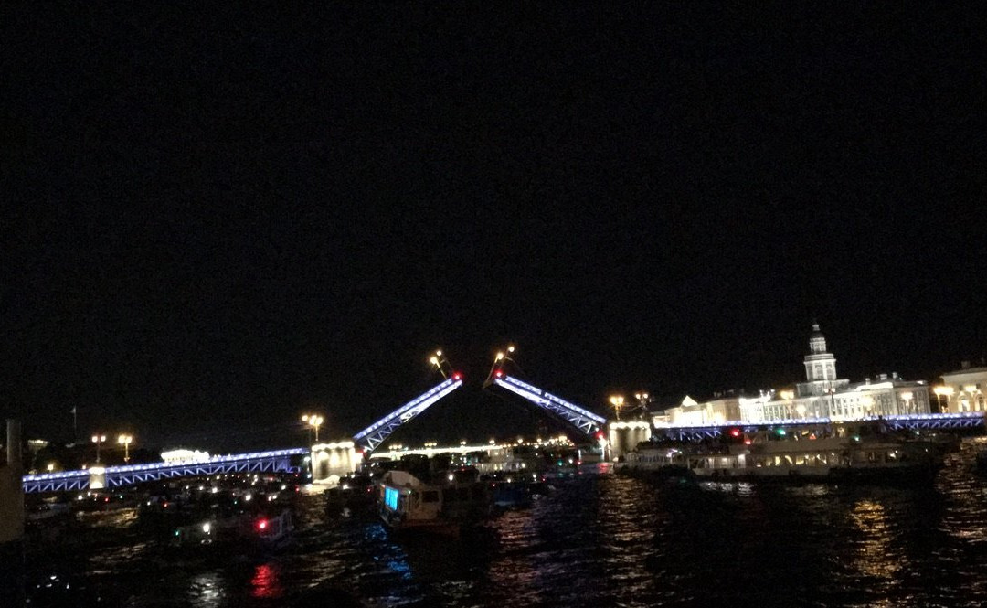 Midnight St Petersburg Cruise: Drawbridges and Canals-圣彼得堡必去景点